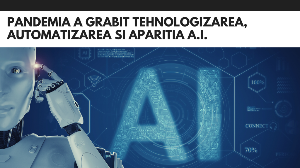 Pandemia a grabit tehnologizarea, automatizarea si aparitia AI Pandemia a grabit tehnologizarea